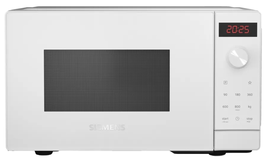 Fritstående mikroovn 20l - 44 x 28 cm - venstre hvid - Siemens iQ100 - FF023LMW0